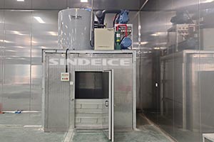 山東食品廠，日產(chǎn)8噸片冰機(jī)
